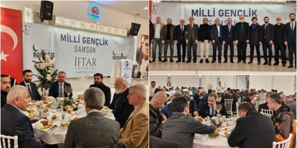 Samsun’da Milli Gençlik İftarı Yoğun Katılımla Gerçekleştirildi